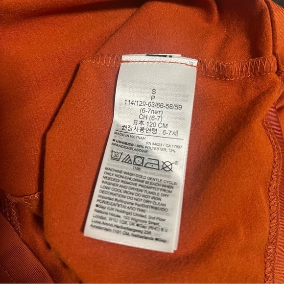 Gap Fit Boys Small Burnt Orange Track Jogger Set with Pockets and Drawstring EUC - Picture 6 of 13